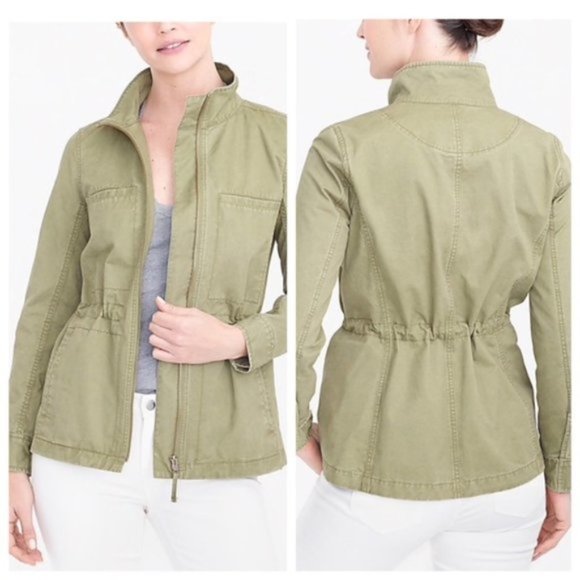 J. Crew Factory Olive Green Jacket - Picture 2 of 8
